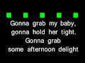 Afternoon Delight as by Starland Vocal Band KARAOKE VERSION