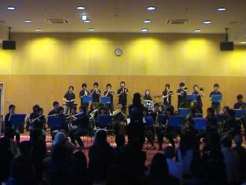 APU吹奏楽部 エヴァンゲリオンのOPのパフォーマンス Evangelion OP by APU Orchestra