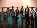 the garden city high school vocal jazz group performs the boy from new york city at their latest concert