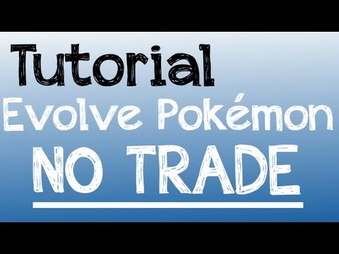 how to evolve a pokemon by trade