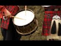 Flower of scotland bagpipes and drums, cornemuse et tambour MC  Lewis Duo