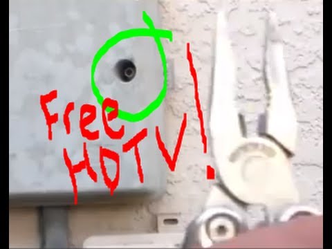 How to Connect Cables to Get Free HD TV Channels Legally!!!