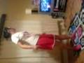 Alisha on dancemat