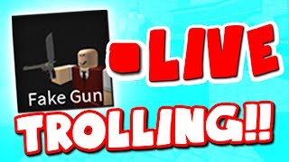 Roblox Admin Trolling With Gun