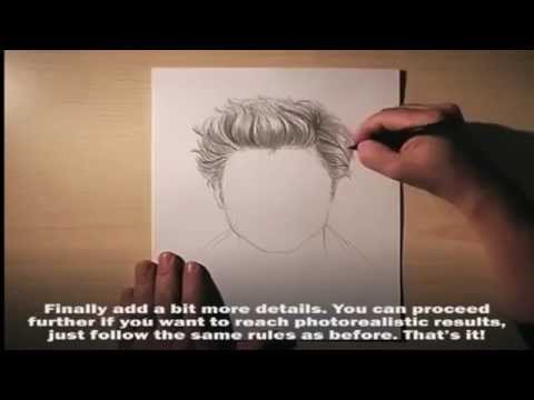 how to draw dragon ball z hair step by step