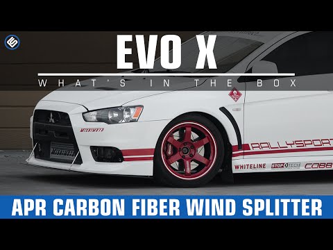 APR Carbon Fiber Wind Splitter – Mitsubishi EVO X Install/Review