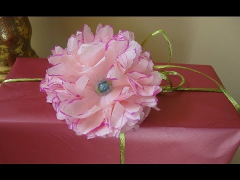 how to dye tissue paper