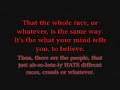 Racsim and Religion