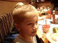 Sams Birthday Song at the Restaurant