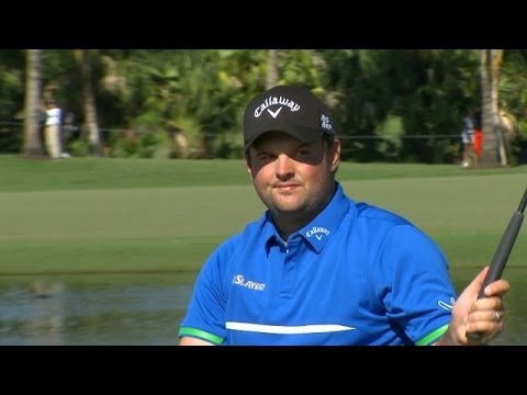 Patrick Reed drains long eagle putt on No. 8 at Cadillac