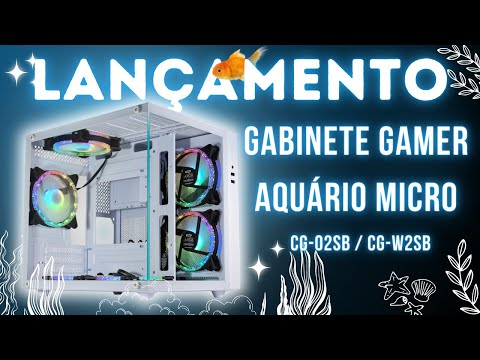 Vídeo de demonstração - AQUÁRIO MICRO WHITE CG-W2SB MICRO ATX