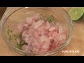 Peru: Seviche of Red Snapper