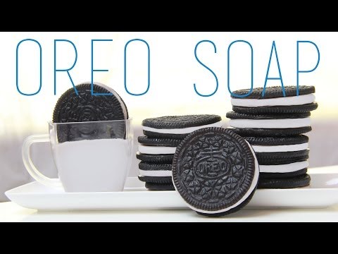 Oreo Soap Tutorial - How To Make Oreo Cookie (Food) Soap