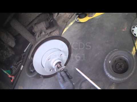 VW A3: Rear Disc Brake & Wheel Bearing Replacement
