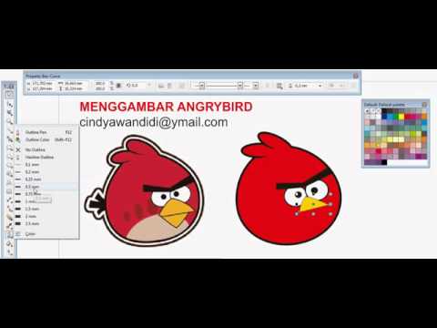 Menggambar Angry Bird dengan CorelDraw X5