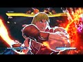 Join on Facebook! www.facebook.com --- Street Fighter x Tekken (ver. 1.01) combo video showcasing what Ryu & Ken are capable of, be that old, new, practical or impractical. -COMMENTS- This was originally going to be a Ken combo video but he just doesn't seem to have enough highlights to fill a video so I included Ryu too. -NOTES- Paul: - Jin: Aims for amount of hits. Ibuki: - Juri: - Dhalsim: - Cammy: Ken's super art has to hit before the opponent flies from Ryu's EX Shoryuken because once they do, you can't juggle with anything it seems. -TRANSCRIPT- Paul: jp HK, MP-HP xx qcf PP, dMK xx qcf PP, dMK xx qcb KK, dLK, LP, dMK xx qcb HK Jin: qcb KK (charge to level 2), dLK-MK-HK xx qcb KK, dLK-MK-HK xx qcb KK, dLK-MK-HK xx qcb KK, LP xx dp LP, dLK, dLK, MP-HP xx qcb HK Ibuki: jp HK, MP-HP xx qcb HK, MP+MK, jp HK, dMP, dMP, dMK-HK-HP, dMP-dHP xx qcb KKK Juri: jp HK, dMP, dMK-HP xx qcb KK, MP+MK, fHK, fMK, dMK xx dp HP, MP+MK, dp LP, dMP, dHP xx qcb HK Dhalsim: jp HK, HP xx qcf PP, dMK xx qcb HK, MP+HK, qcf PP (charge to level 3) Cammy: jp HK, HP xx qcb LK, dHP xx hcf HK, dp PP, MP+MK, qcb KK (charge to level 3)