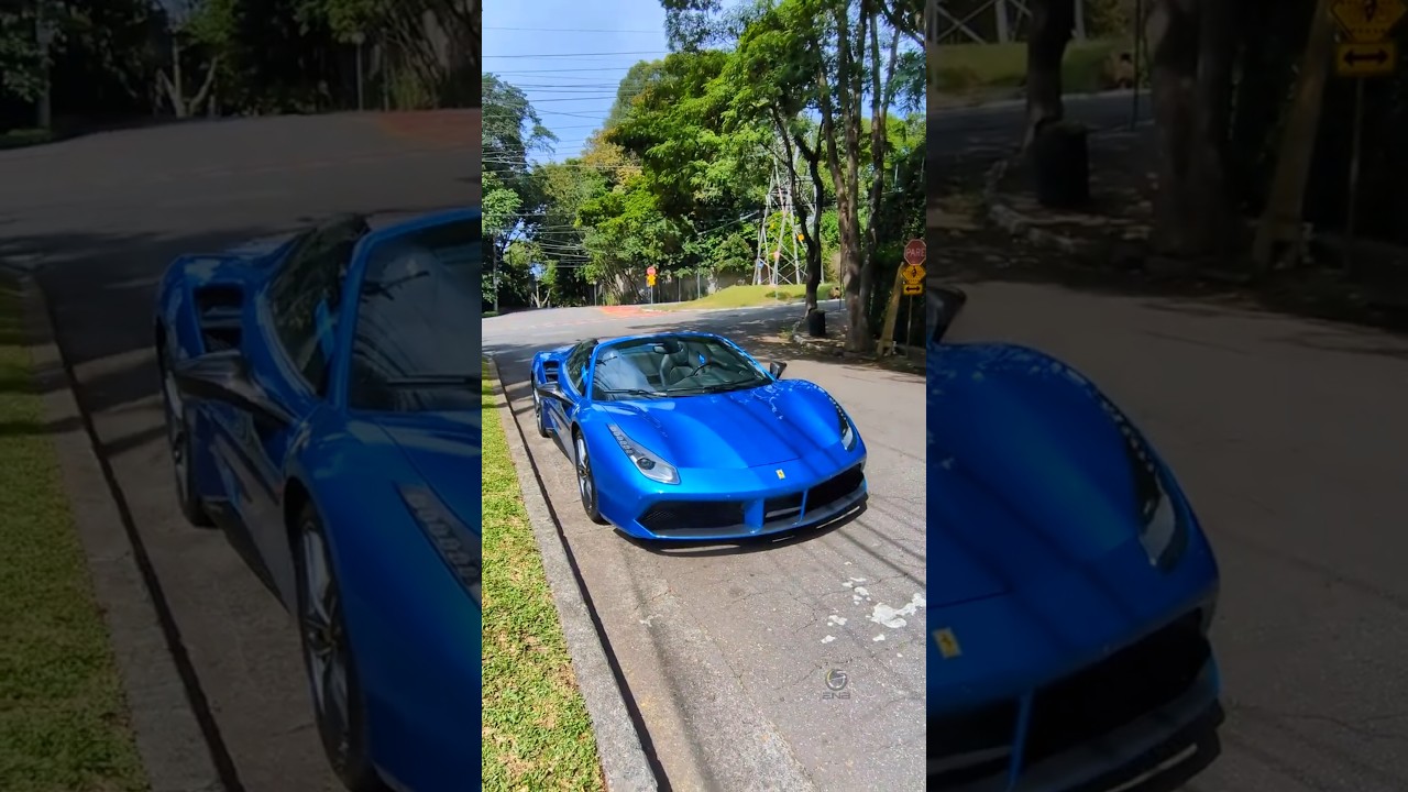 Ferrari 488 Spider - Blu Corsa #shorts