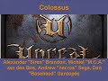 Colossus by Siren, M.C.A., Necros, & Basehead Colossus by Siren, M.C.A., Necros, & Basehead