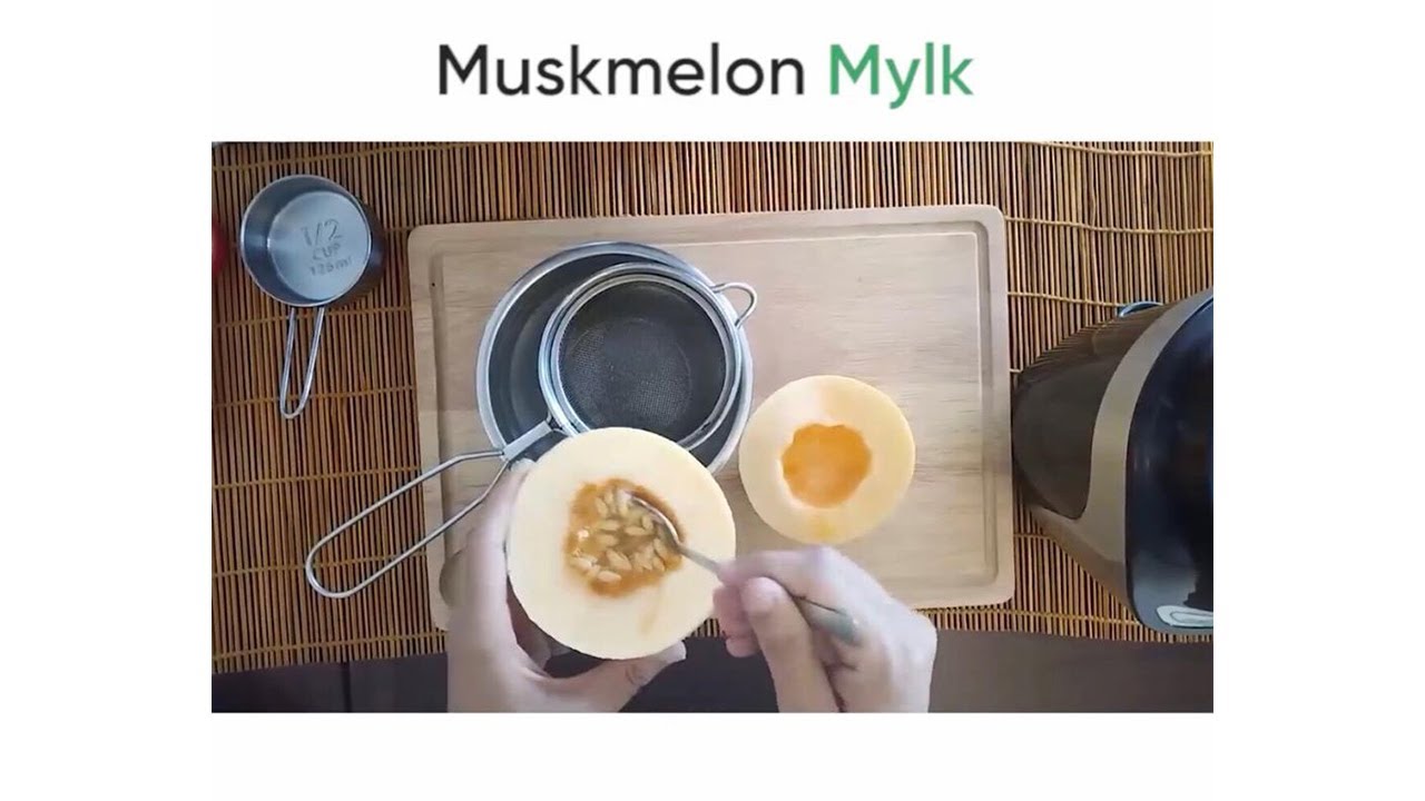 Muskmelon Mylk Recipe #worldmilkday