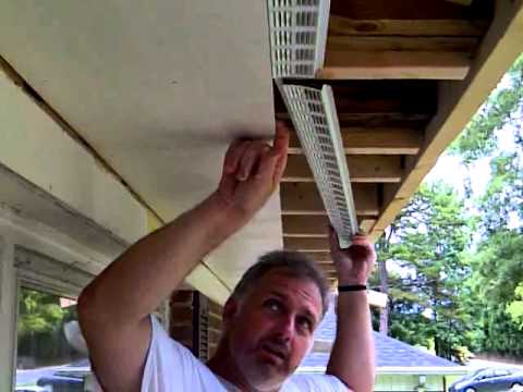 how to vent eaves