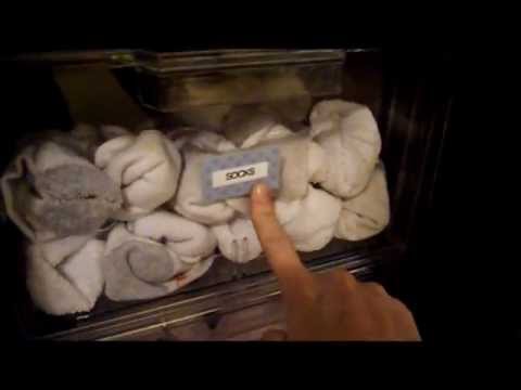 Organizing clothes in a small space!