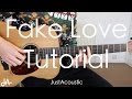 How To Play: Fake Love - Drake (Guitar Tutorial Lesson)