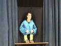 Funny small man dance