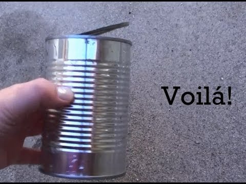 how to open can without can opener