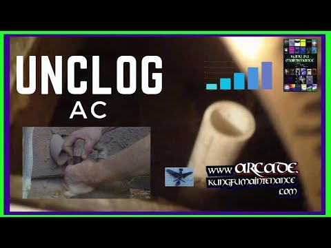 how to clear the a.c. drain line