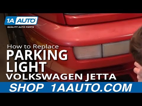 How To Install Replace Front Signal Light Volkswagen VW Jetta 93-98 1AAuto.com