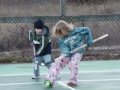 Street hockey kids challenge