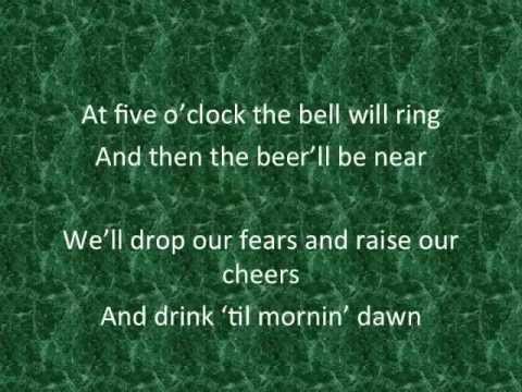 Irish drinking song,