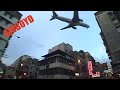 Cathay Pacific Boeing 777 landing Hong Kong Kai Tak Airport 香港启德机场Kowloon City