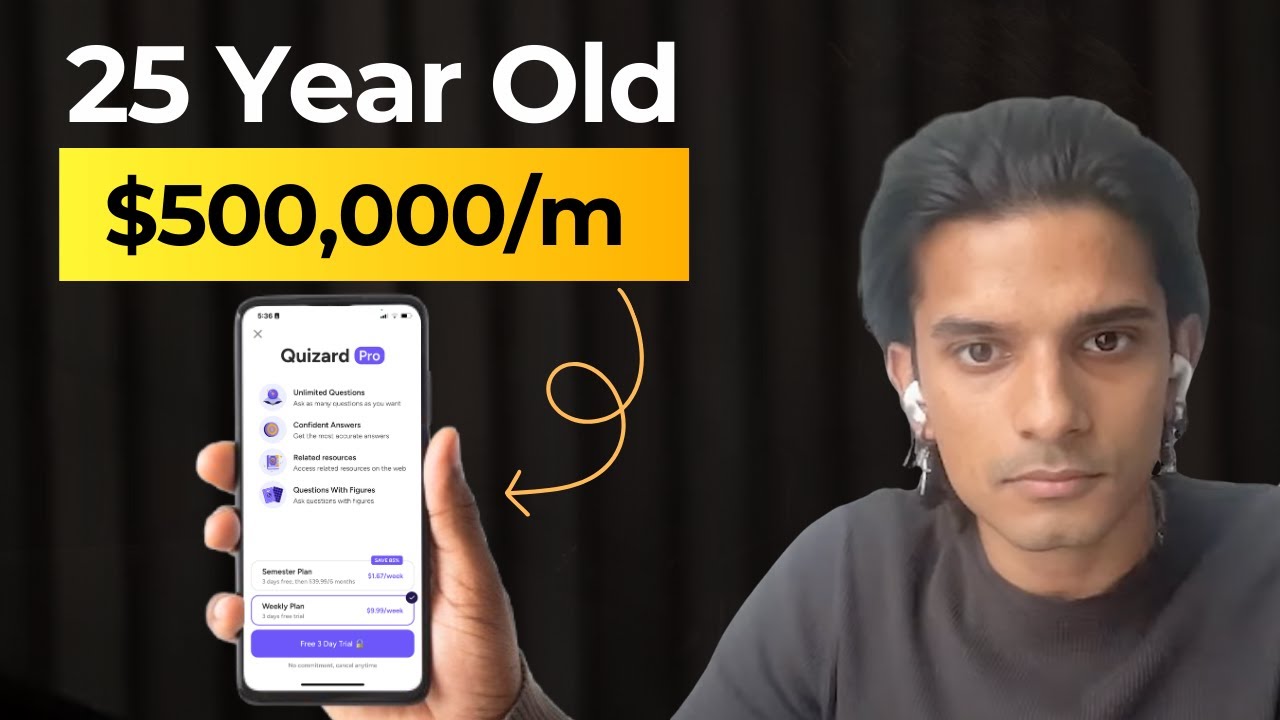 How This 25 Year Old College Kid Built a $500K/Month App Empire