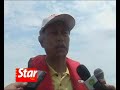 Jalur Gemilang flying high at Middle Rocks