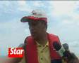 Jalur Gemilang flying high at Middle Rocks