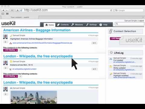 0 UseKit, comparte textos y anotaciones mientras navegas 