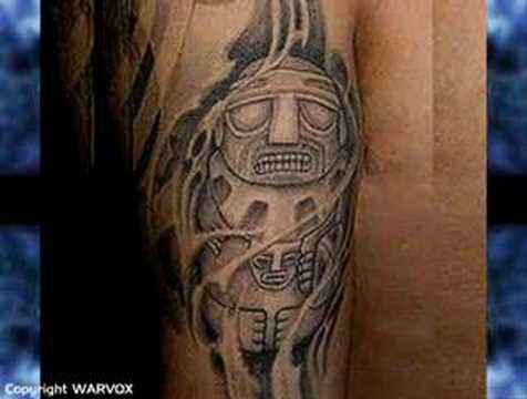 Inka Tattoo Expo Per� 2007. In this photo: www.warvox.com - Aztec, Mayan, 