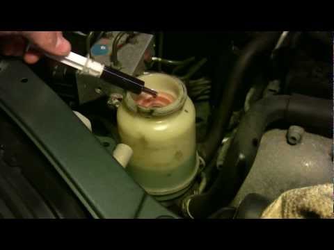 Cheap DIY Power Steering Fluid Flush and Change for any car- Subaru Outback in vid