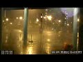 People in Hong Kong go out filming in Typhoon Hagupit