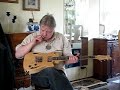 Rice Custom Guitars #104 barnwood Osprey Rice Custom Guitars #104 barnwood Osprey
