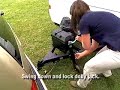 fleetwood folding camper set up