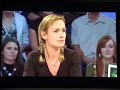 sandrine bonnaire accueillit sur le plateau de tout le monde en parle version canadienne sur la chanson hommage � l'actrice du groupe de rock fran�ais the snoc