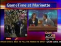 Emily Deem is at Marinette High School for Game Time.
