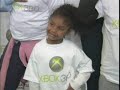 fitness guru celebrity physician carlon colker, m.d. gets together with supermodel christie brinkley for microsoft and xbox-360 to promote kids fitness at the boys and girls clubs of america.