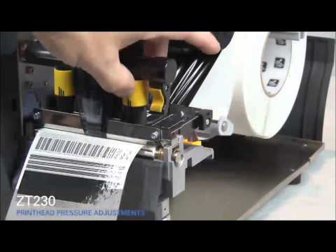 how to adjust zebra printer