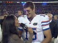Tebow, Meyer Celebrate Victory Tebow, Meyer Celebrate Victory