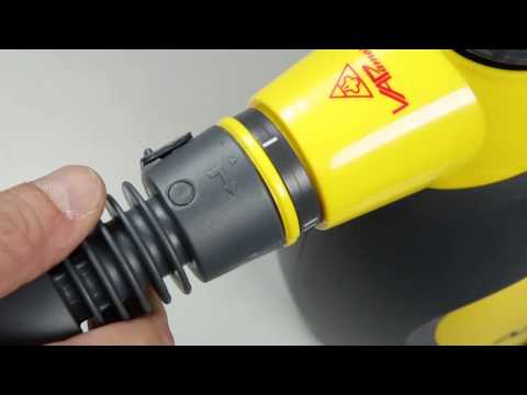 Youtube External Video How to get started with your new Vapamore MR-75 Amico Hand Held steam cleaner.