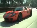 stillen orange ford gt and stillen mustang gt plus ferrari