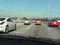 Stillen orange Ford GT and stillen Mustang GT plus ferrari